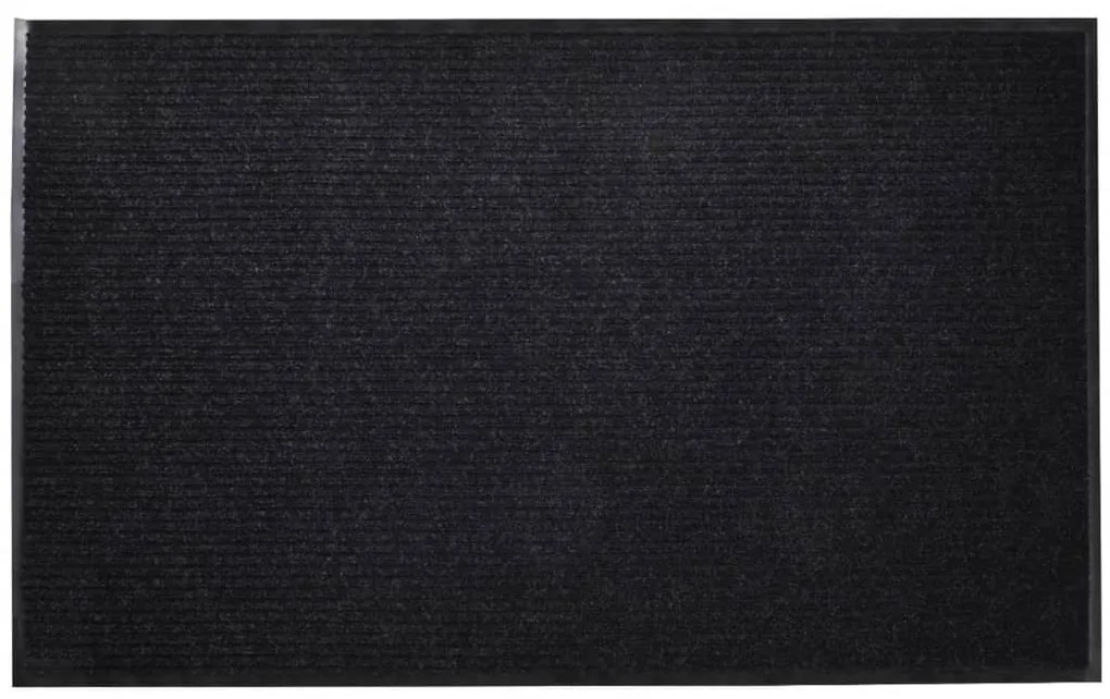 241266 vidaXL Изтривалка за врата, черна, 90 x 150 см, PVC