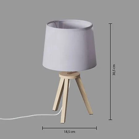 Детска нощна лампа atmosphera Tripod, 30 cm - Розов