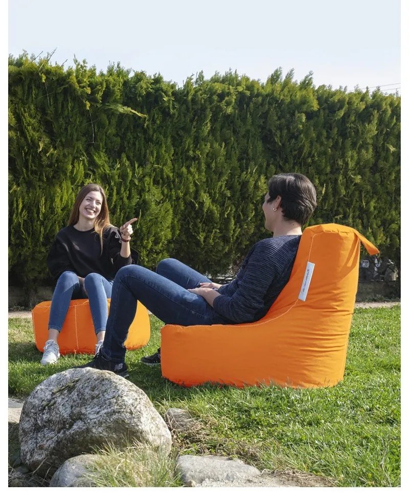 Оранжев пуф EVA Sport - Floriane Garden