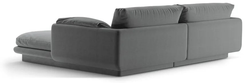 Тъмносив ъглов диван (ляв ъгъл) Torino – Micadoni Home