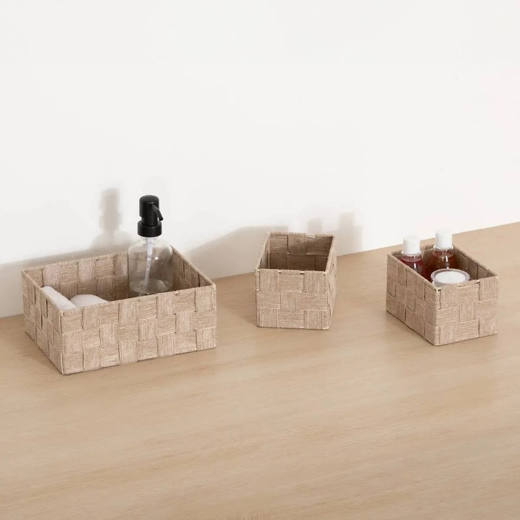 Сет кош за съхранение 5five Lise, 3 бр - Зелен