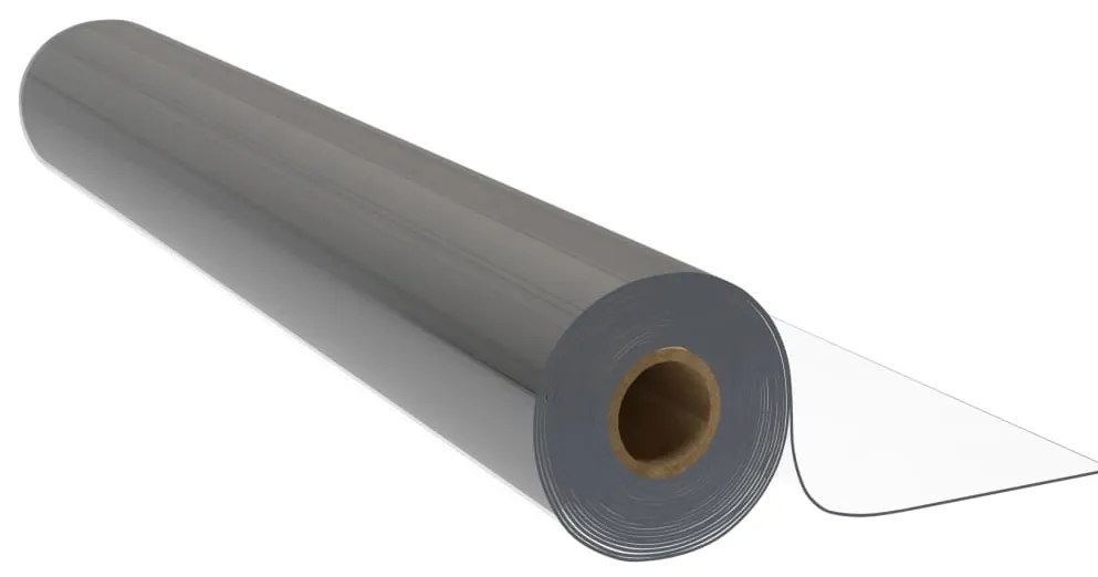 288279 vidaXL Ролка протектор за маса, прозрачна, 0,9x15 м, 1,6 мм, PVC
