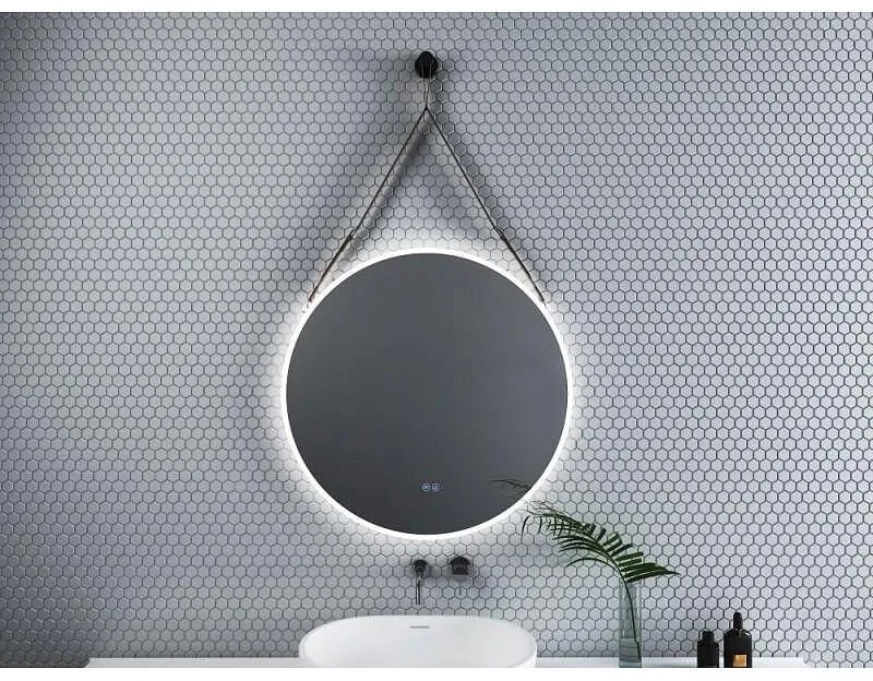 LED огледало за баня, D800, 80x80см, Inter Ceramic, 1909DB