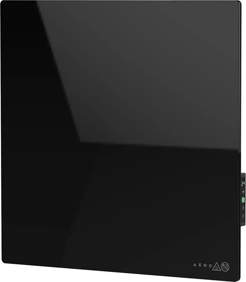 AENO - Умен електрически инфрачервен панел 500W с таймер/термостат и Wi-Fi, черен