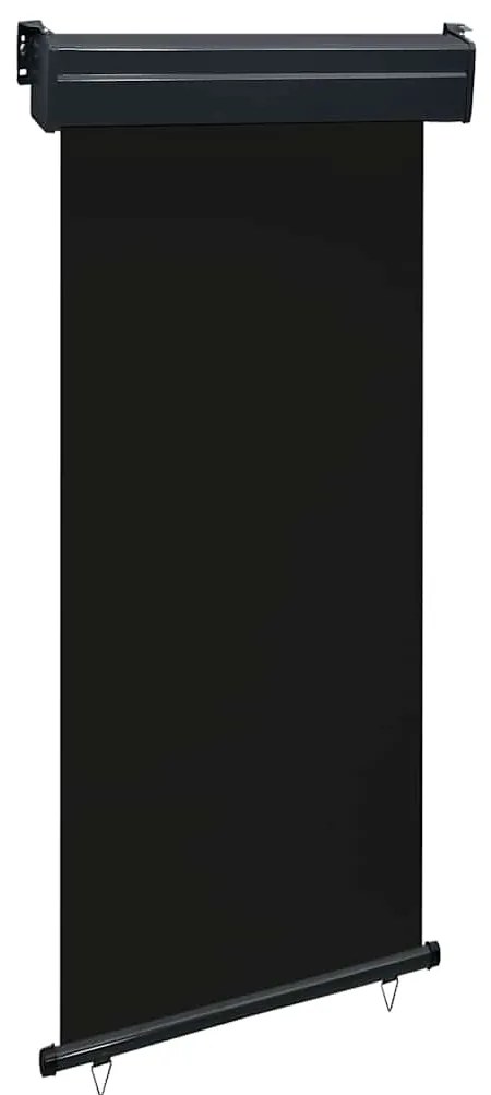 48412 vidaXL Вертикална тента за балкон, 105x250 см, черна