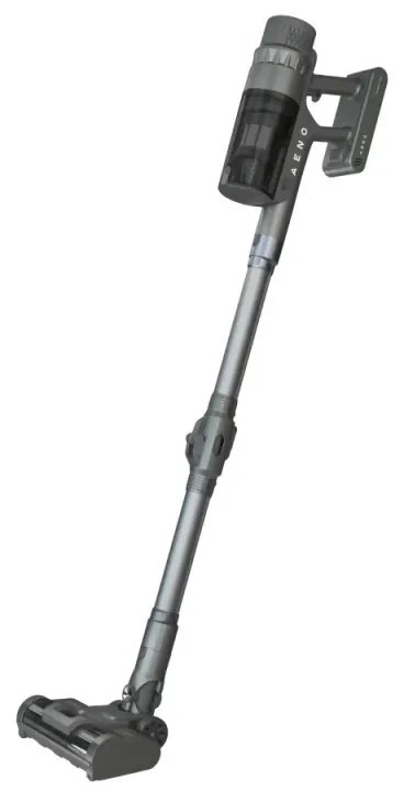 Вертикална прахосмукачка AENO SC2 ASC0002, 530W, 28 kPa, 800 мл, 4 нива, Сензорен LED панел, Миещ се MIF филтър, Сив