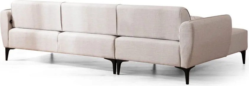 Бял ъглов диван , ляв ъгъл Belissimo – Balcab Home