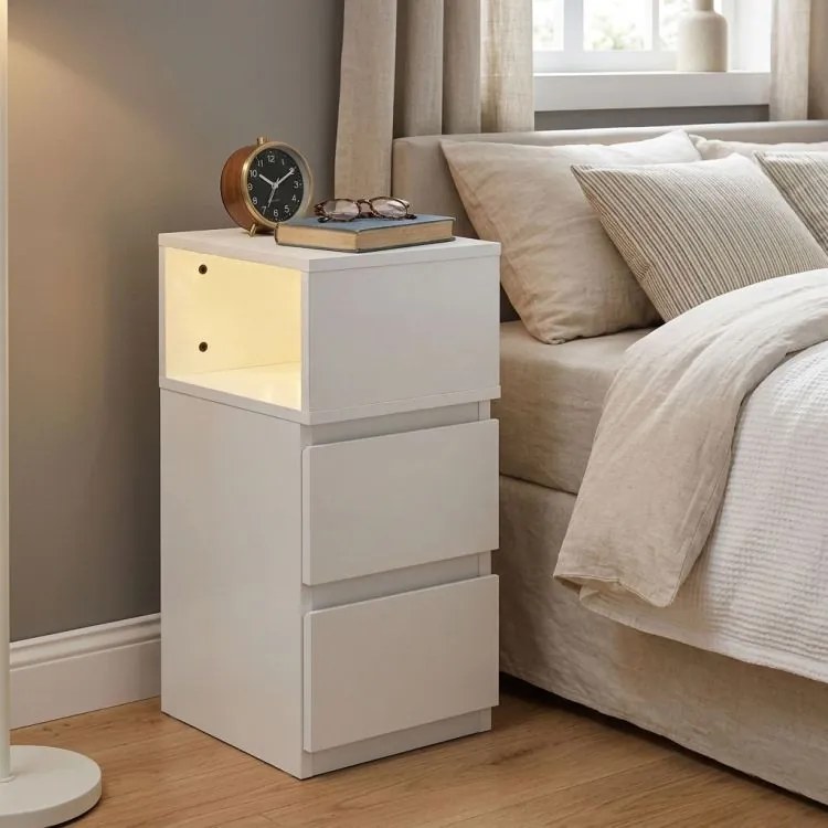 Нощно шкафче с чекмедже и рафт 40 x 40 x 50 cm