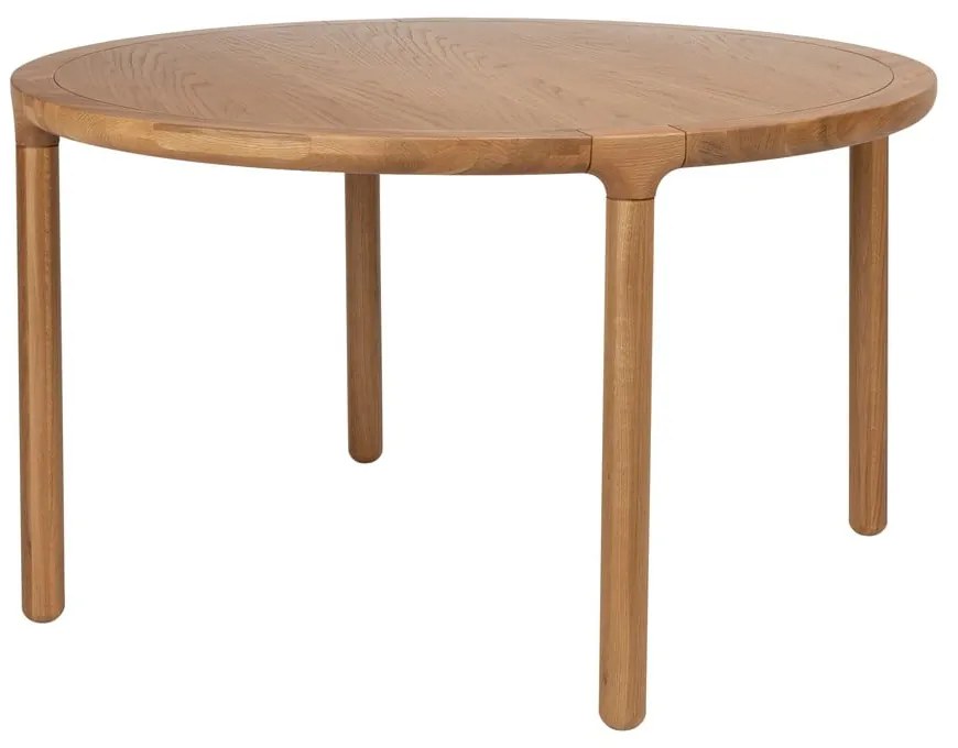 Кръгла трапезна маса в дъбов декор ø 128 cm Storm – Zuiver