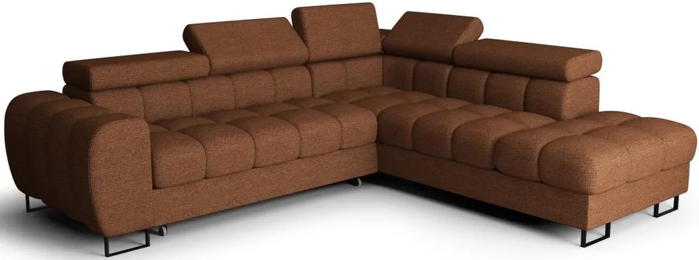 Ъглов диван Lordy-Оранжев-вдясно