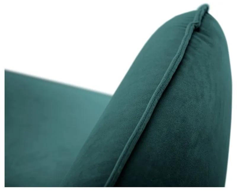 Диван от кадифе в петролено зелено , 160 см Florence - Cosmopolitan Design