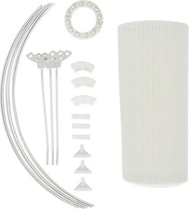 Абажур atmosphera Beline, Слонова кост, Кордюр, Ø30 cm