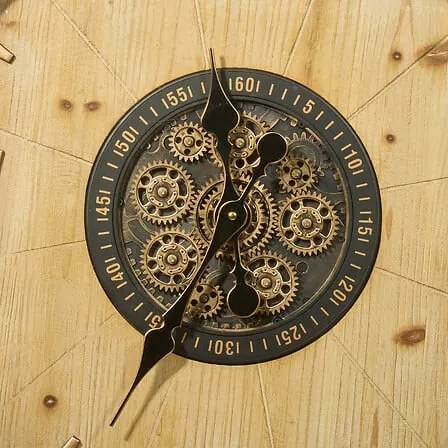 Стенен часовник atmosphera Micka, MDF и стъкло, Ø63.5 cm