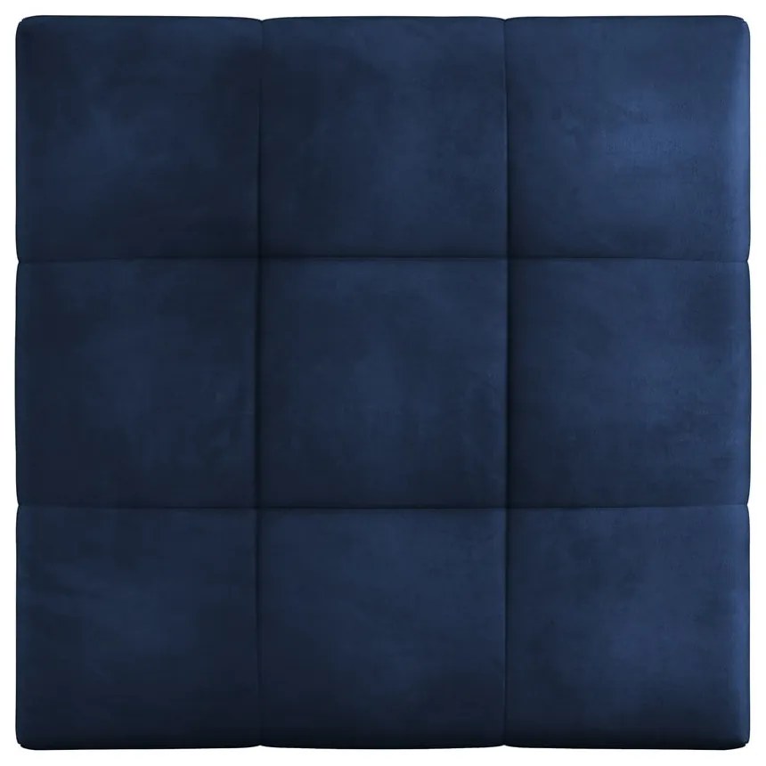 Модул за диван от синьо кадифе Rome Velvet - Cosmopolitan Design