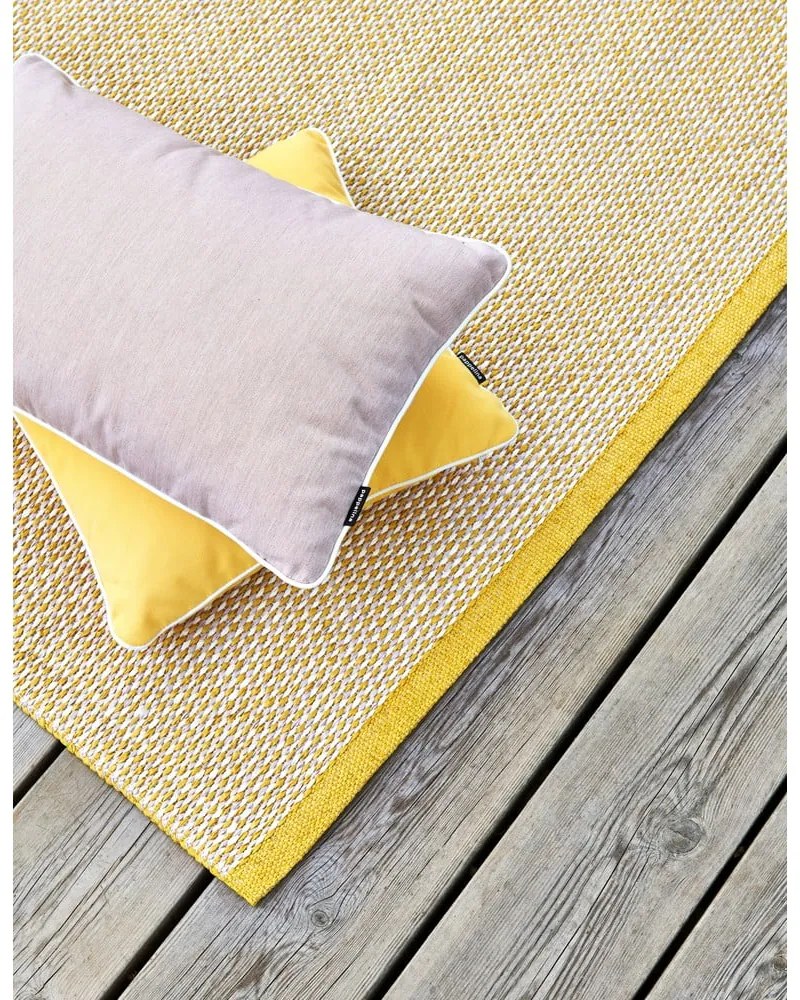 Килим за открито и закрито в цвят горчица 60x85 cm Effi Mustard – Pappelina