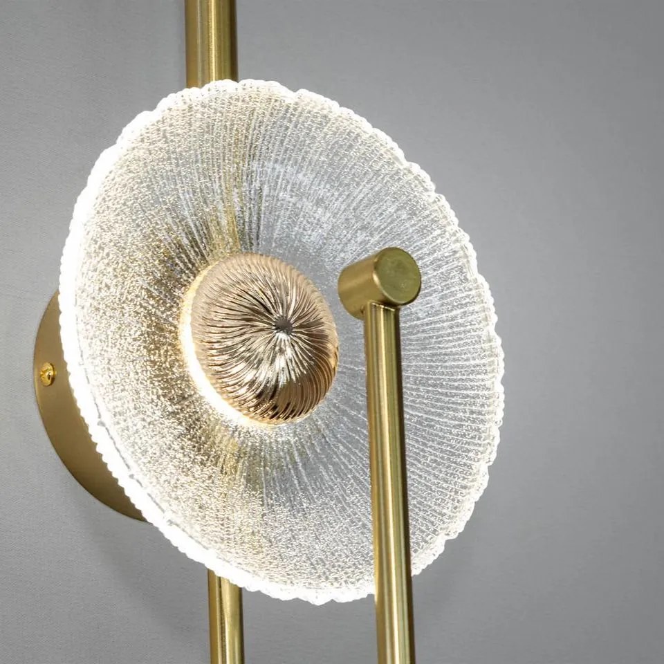 СТЕННА ЛАМПА LED LHJ072-W BRUSH GOLD