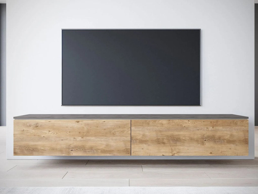 Тапицирано легло  Lowboard D 180-Сонома - въглерод