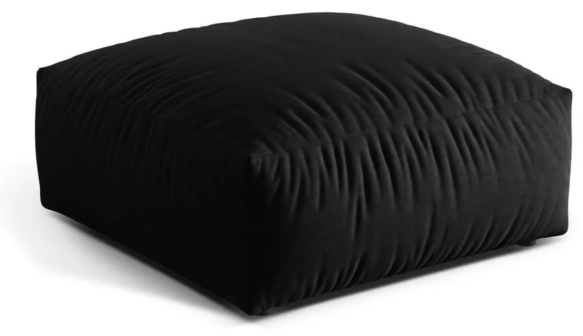 Черна модулна табуретка Martina – Micadoni Home