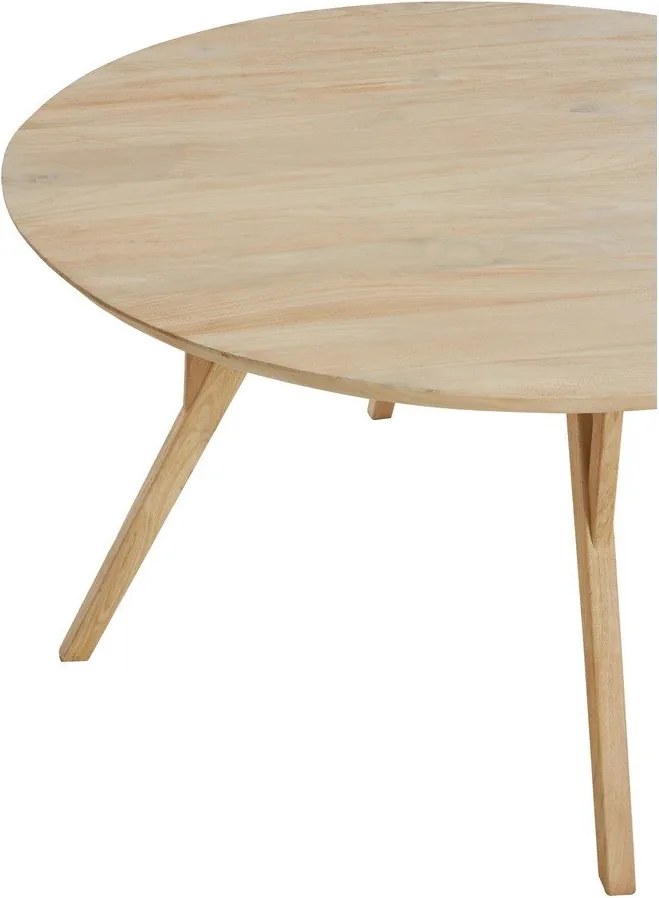 Кръгла трапезна маса от масивно манго ø 120 cm Quenza – Light & Living