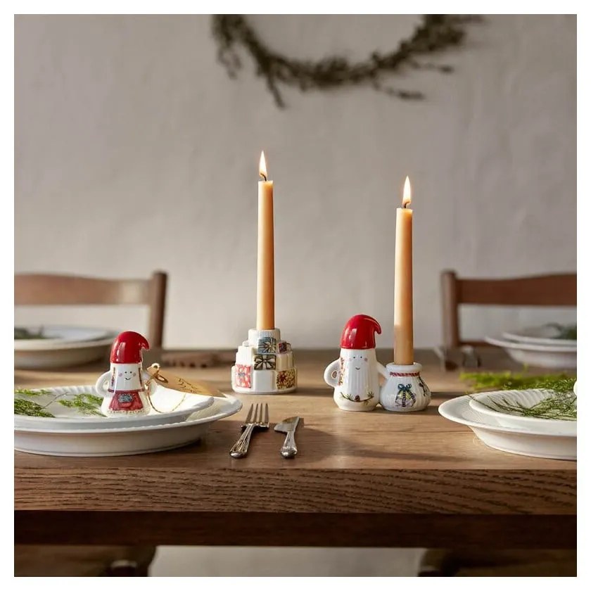 Керамичен свещник с коледен мотив Hammershøi Christmas Father Elf – Kähler Design