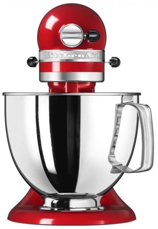 Планетарен миксер KitchenAid Artisan Elegance 5KSM125EER, 300 W, 4.8 л, Direct drive, 10 скорости, Червен