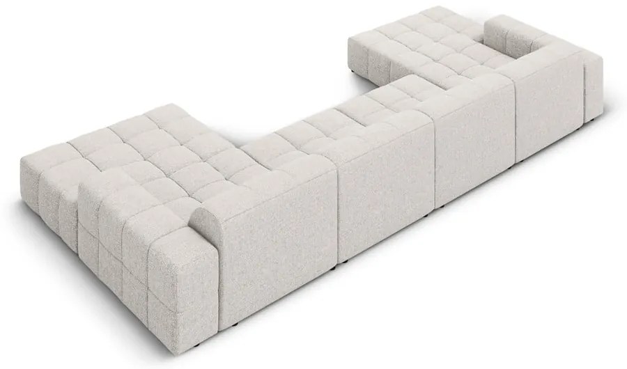 Светлосив ъглов диван (U-образен) Chicago - Cosmopolitan Design