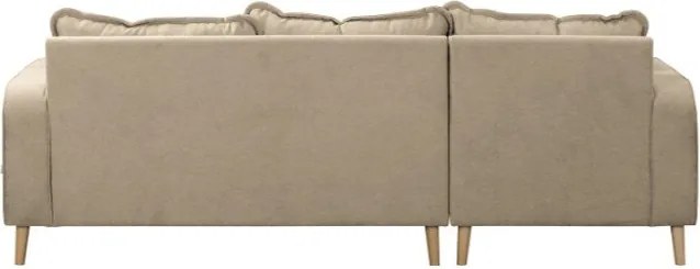 Бежов ъглов диван (ляв ъгъл) Beata - Ropez