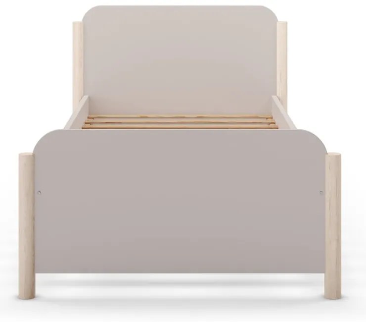 Кремаво детско легло от масивен бор 90x190 cm Enola – Marckeric