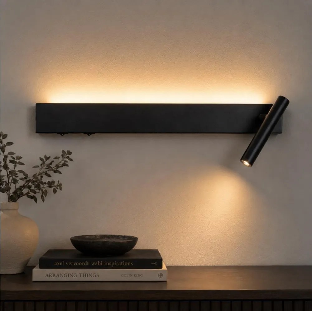 BRILAGI - LED стенен точков осветител ARLIX LED/3W/230V + LED/7W черен CRI 90