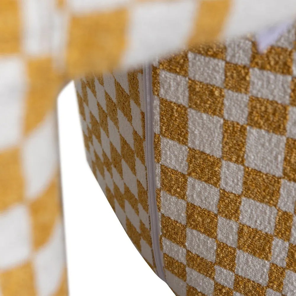 Жълт тапициран стол Charlie – WOOOD