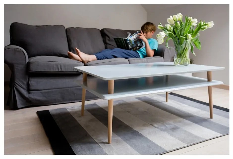 Светлосива масичка за кафе KORO Koro - Ragaba