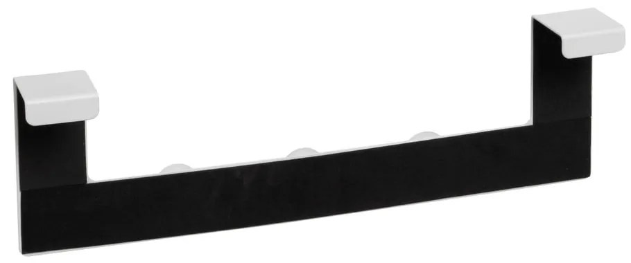 Бял/черен метален стелаж за врата 35 cm – Casa Selección