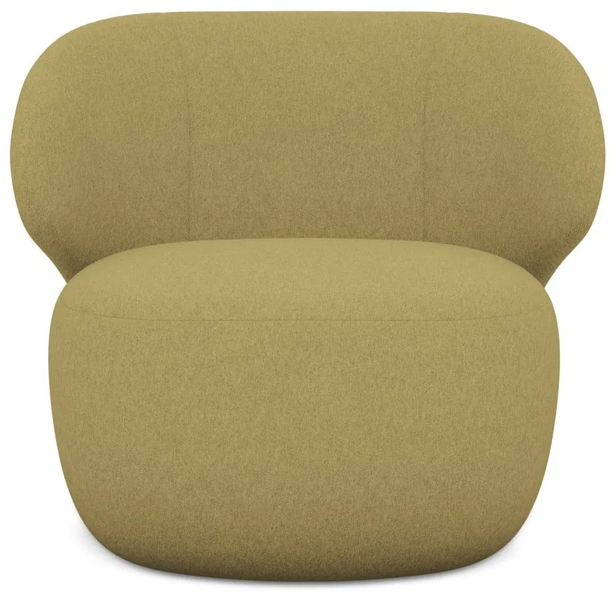 Кресло в цвят горчица Kama – Makamii