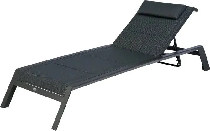 Сгъваем шезлонг Hesperide Allure Athea, Алуминий - Лен/Глина