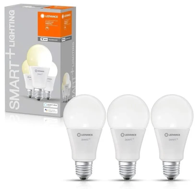 К-кт 3бр. LED димируеми крушки SMART+ E27/14W/230V 2,700K - Ledvance