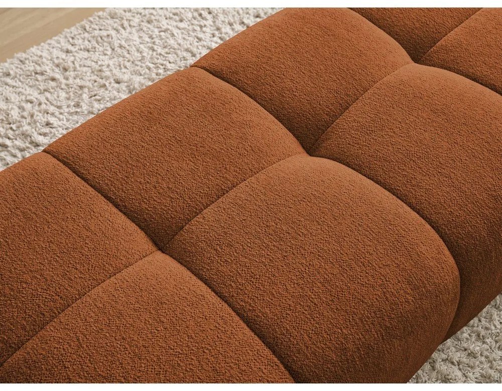 Теракотена шенилова табуретка Everest – Bobochic Paris