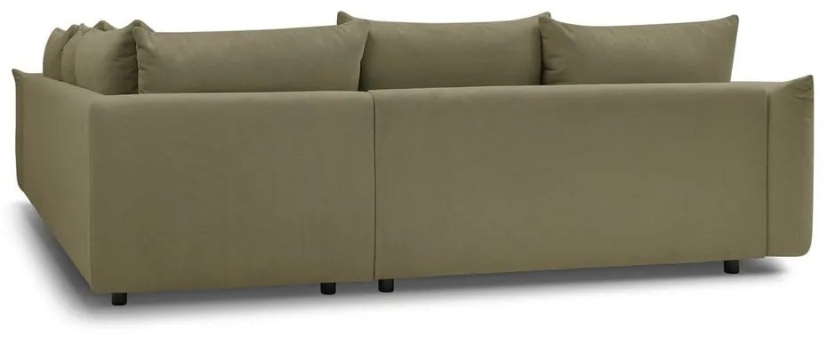 Светлозелен ъглов диван Ernest – Bobochic Paris