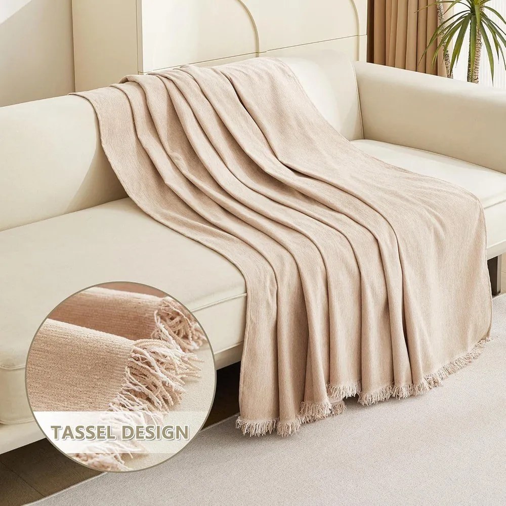 Бежово четириместно покривало за диван Talo – Filumi