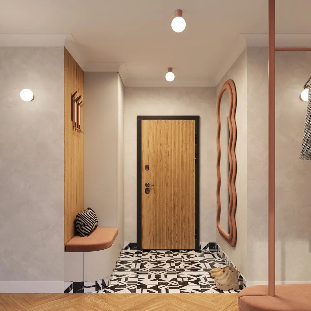 Светлокафяво осветително тяло за таван със стъклен абажур ø 12 cm Orbital – Sollux