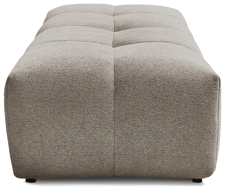 Кафяво-сива шенилова табуретка Everest – Bobochic Paris