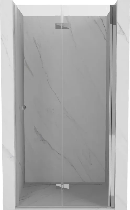 Mexen Mist-F сгъваеми душ врати дясно 120 см, прозрачен, хром - 8A6-120-000-01-00-P