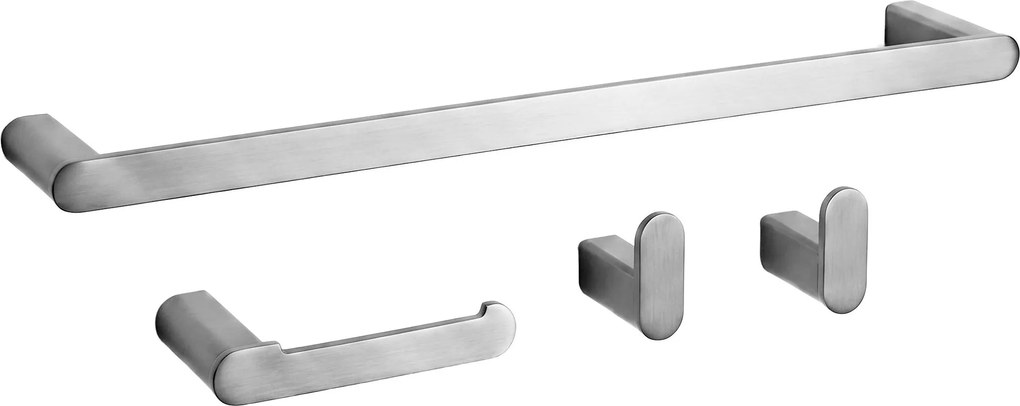 Комплект аксесоари за баня Mati Brush Nickel 4 части