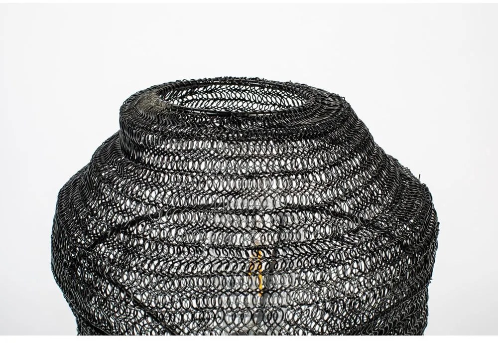 Черна настолна лампа Lena - White Label