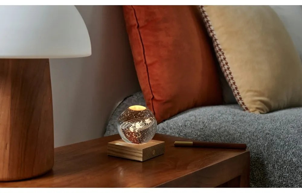 Тъмнокафява светлинна декорация с USB Amber – Gingko