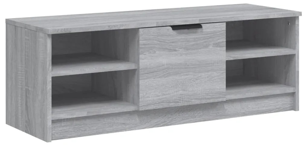 817085 vidaXL ТВ шкаф, сив сонома, 102x35,5x36,5 см, инженерно дърво
