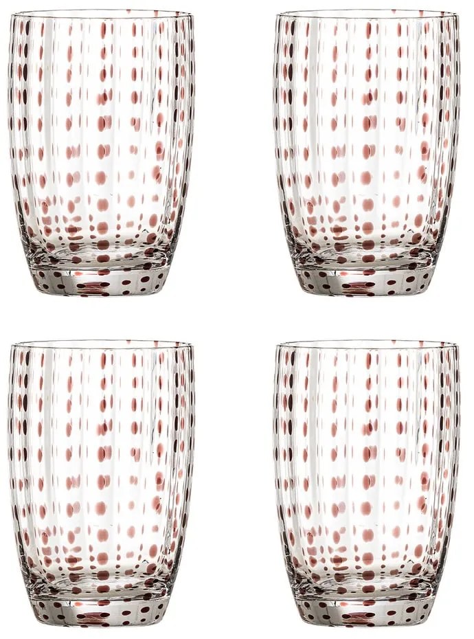 Стъклени чаши в комплект от 4 бр. 350 ml Brinley – Bloomingville