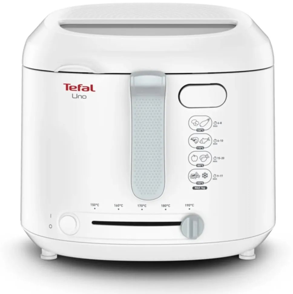 Tefal - Фритюрник 1,8 l FRY UNO 1475W/230V бял