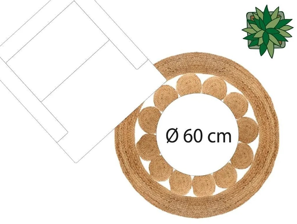 Килим atmosphera Esra, Юта - 120 cm