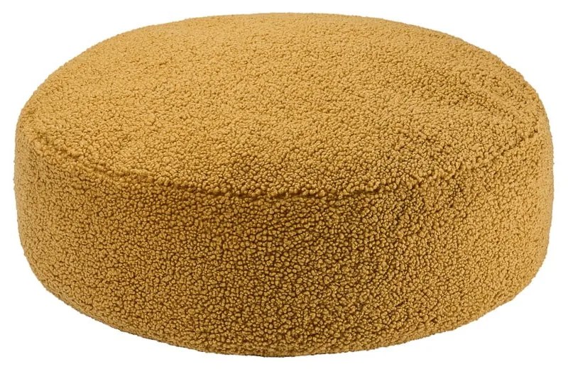 Кафяв детски пуф от букле Round – Wigiwama