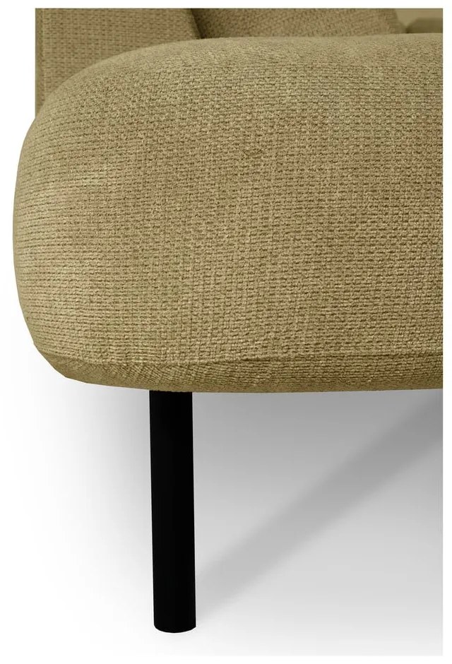 Ъглов диван в цвят жълта охра (ляв ъгъл/"U" форма) Hero – Scandic